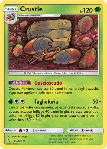 Crustle (Reverse Holo)