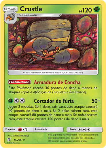 Crustle (Reverse Holo)