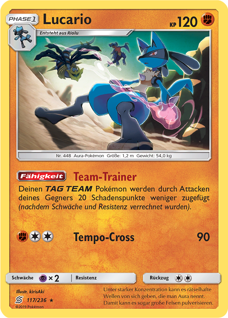 Lucario (Reverse Holo)