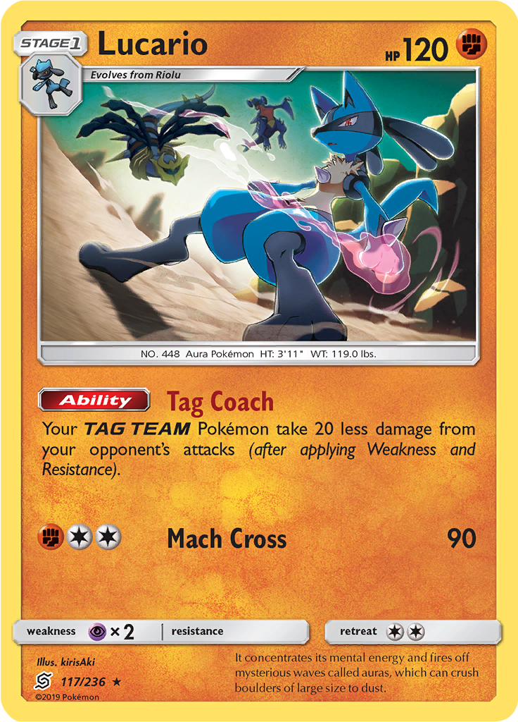 Lucario (Reverse Holo)