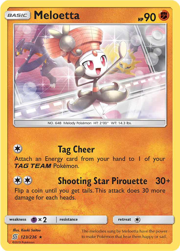 Meloetta (Reverse Holo)