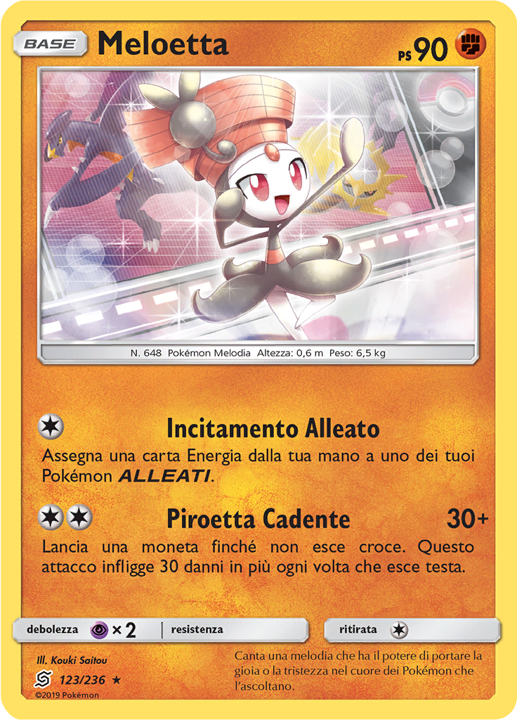 Meloetta (Reverse Holo)