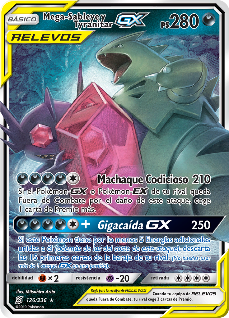Mega-Sableye y Tyranitar GX