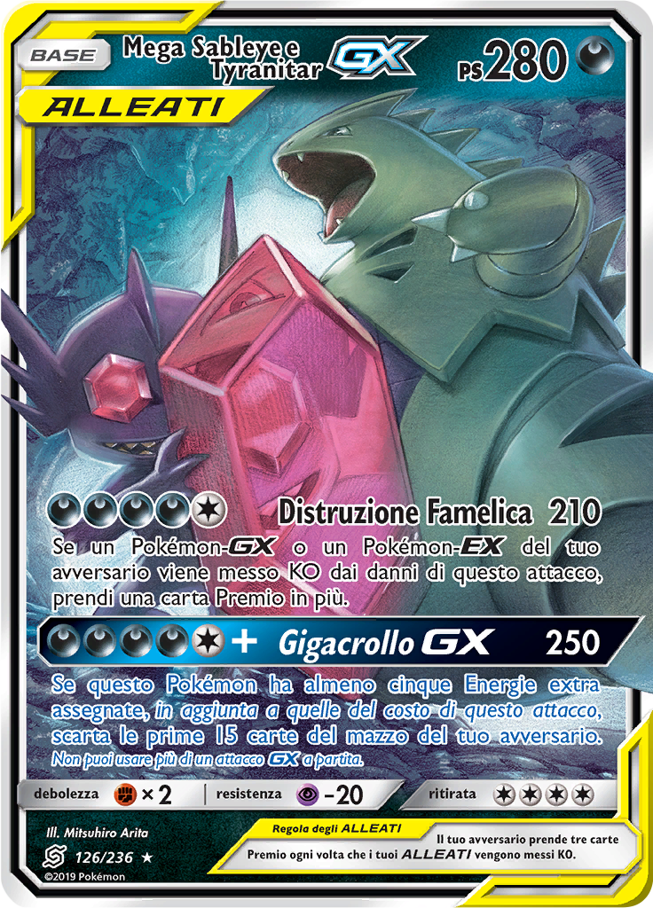 Mega Sableye e Tyranitar GX