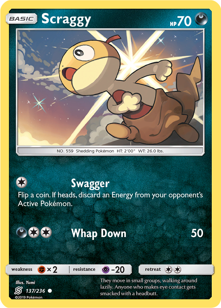 Scraggy (Reverse Holo)