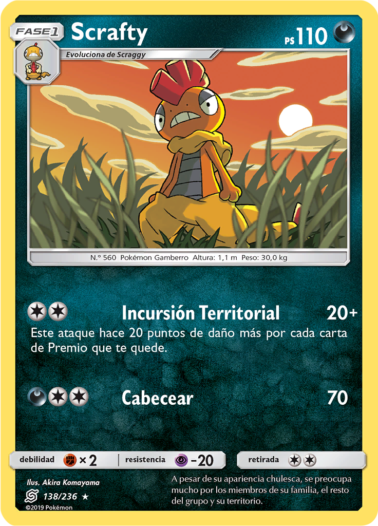 Scrafty (Reverse Holo)