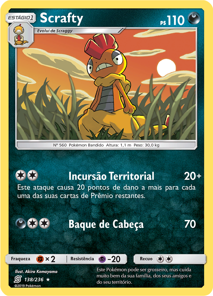 Scrafty (Reverse Holo)