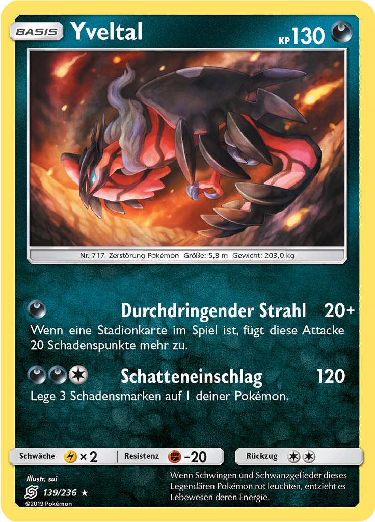Yveltal (Reverse Holo)