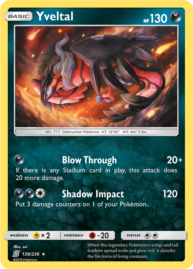 Yveltal (Reverse Holo)