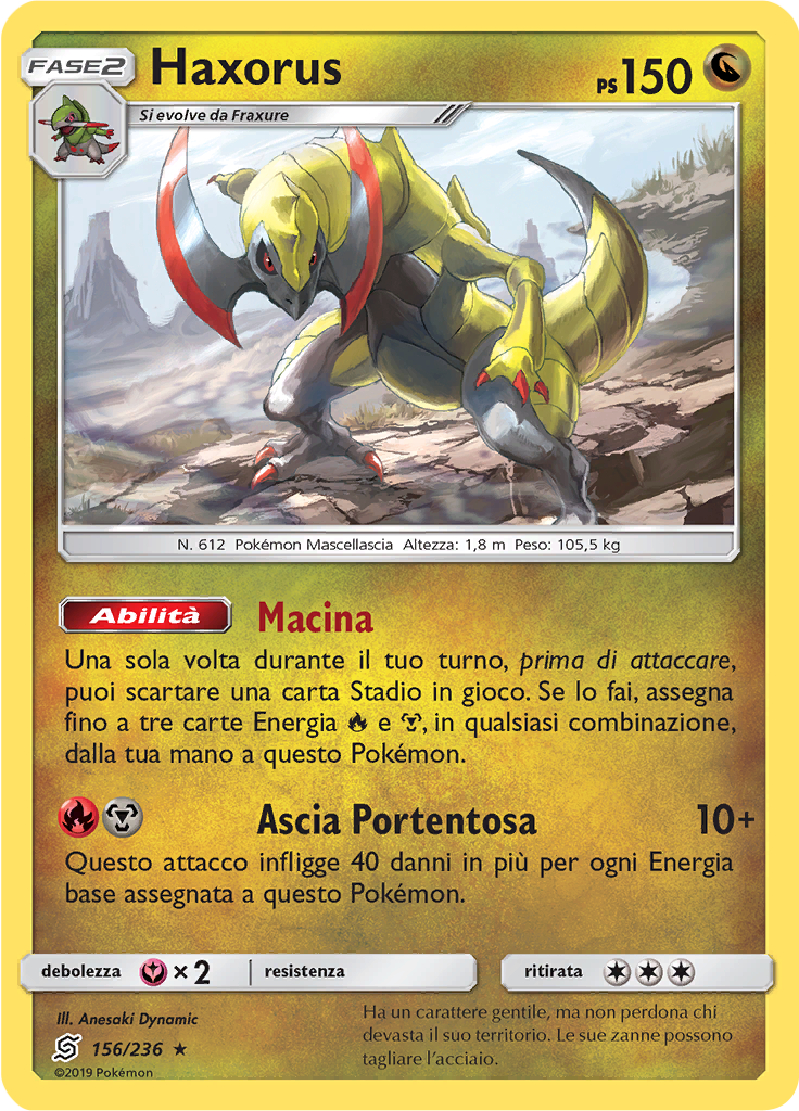 Haxorus (Reverse Holo)