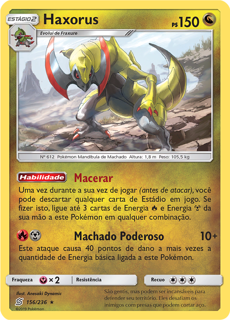 Haxorus (Reverse Holo)