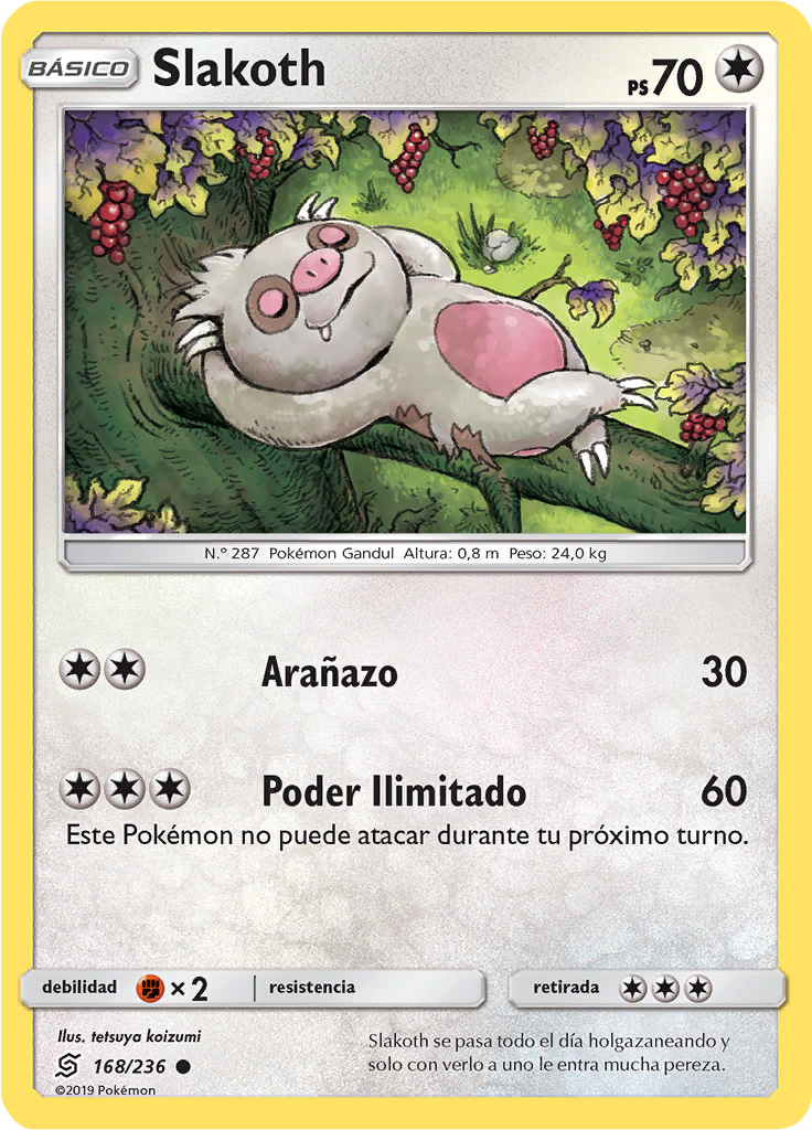 Slakoth (Reverse Holo)