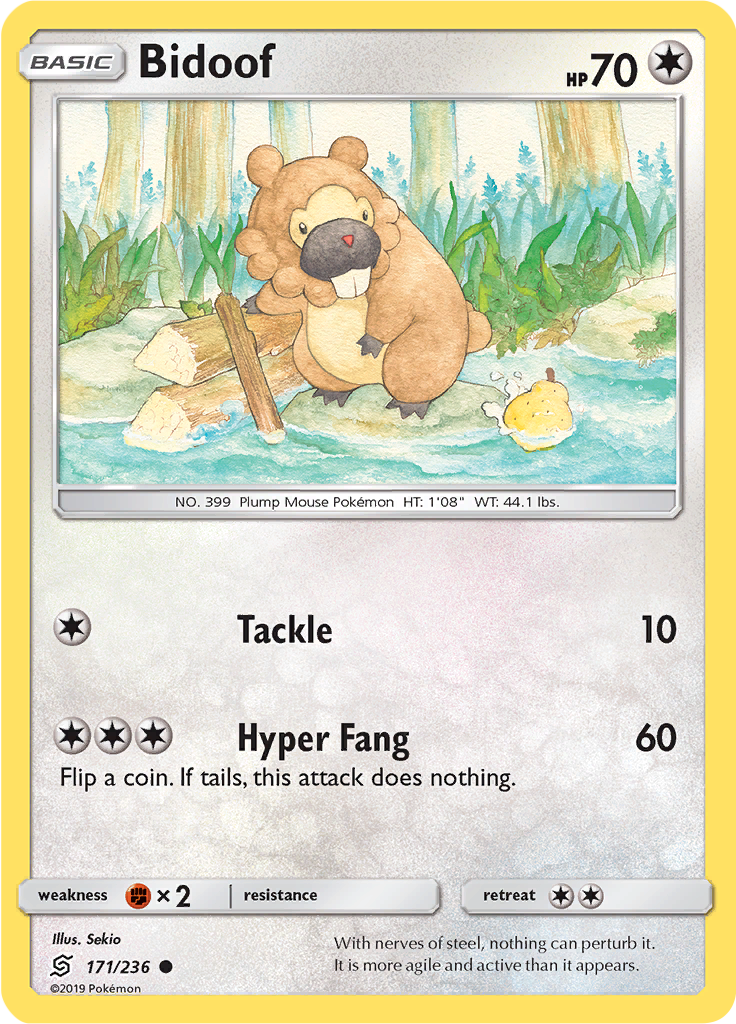 Bidoof (Reverse Holo)
