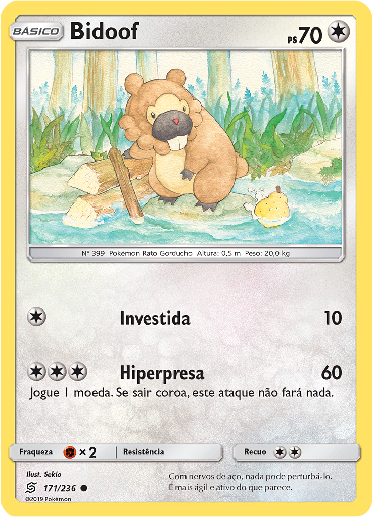 Bidoof (Reverse Holo)