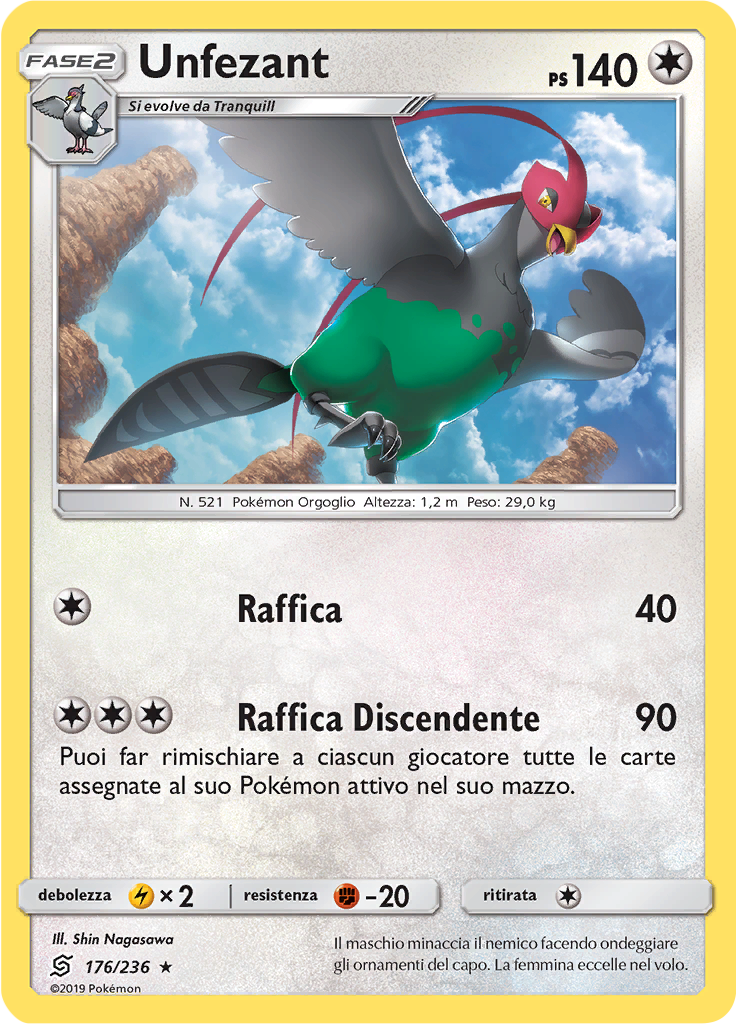 Unfezant (Reverse Holo)