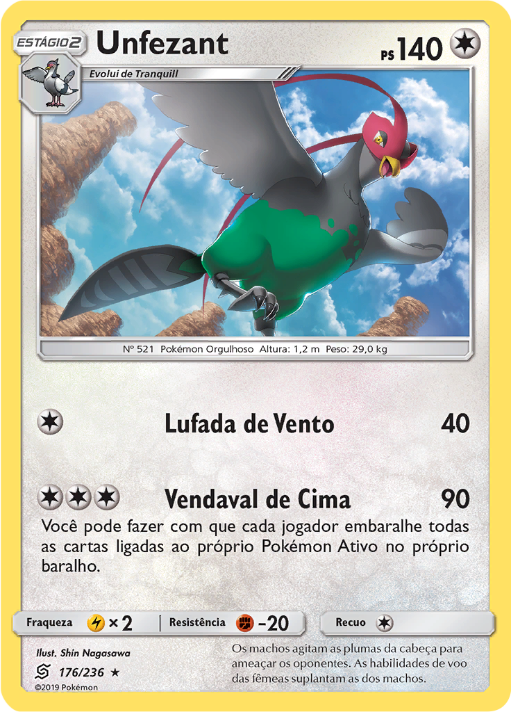 Unfezant (Reverse Holo)