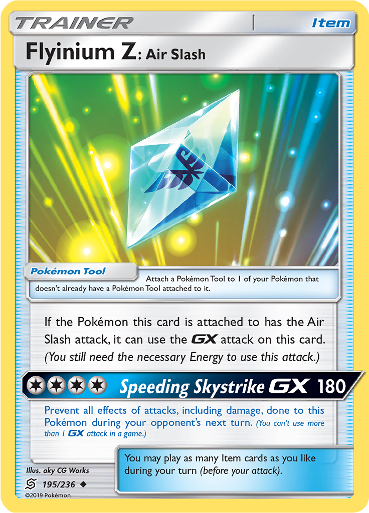 Flyinium Z: Air Slash (Reverse Holo)