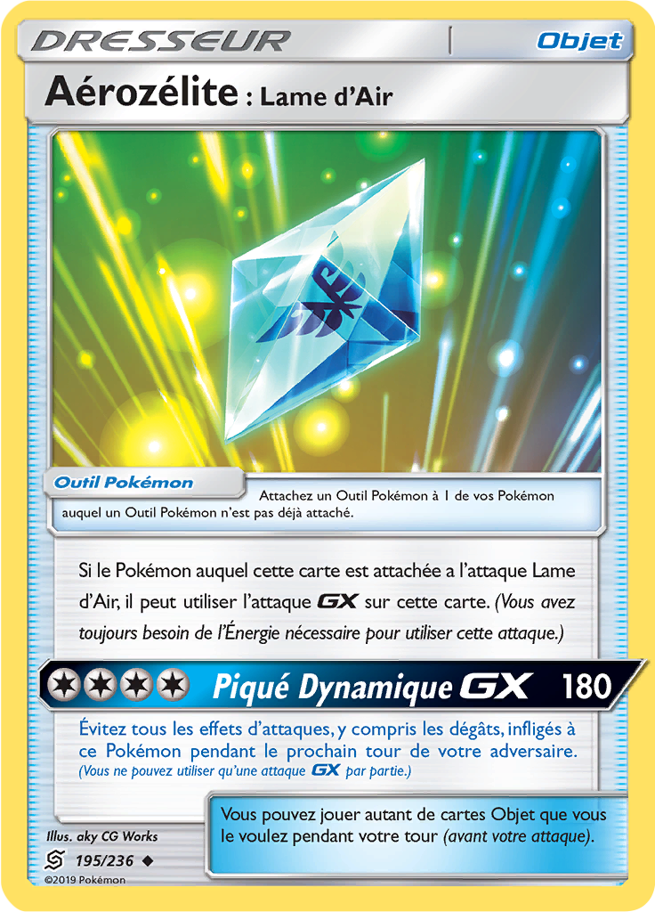 Aérozélite : Lame d’Air (Reverse Holo)