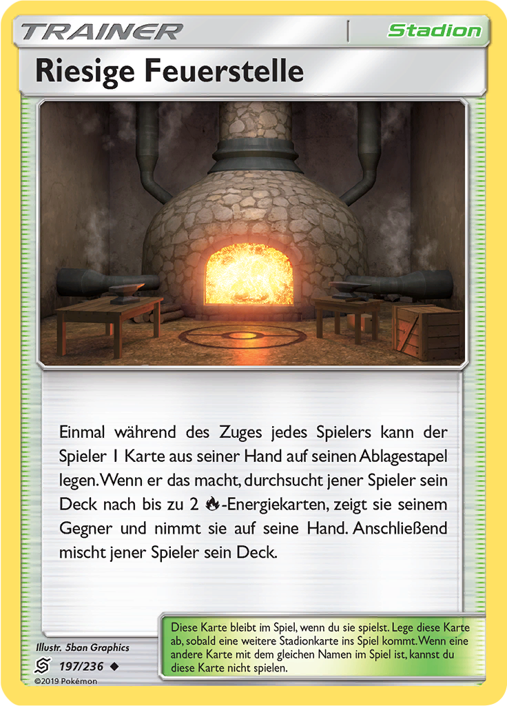 Riesige Feuerstelle (Reverse Holo)