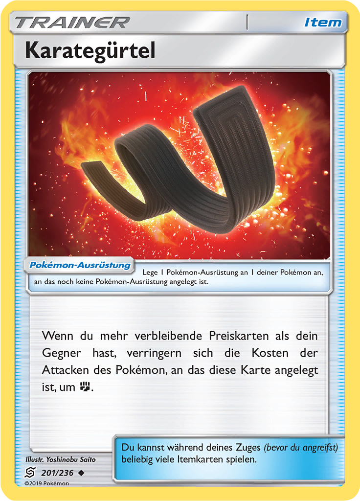 Karategürtel (Reverse Holo)