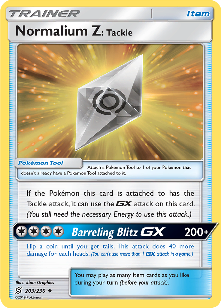 Normalium Z: Tackle (Reverse Holo)