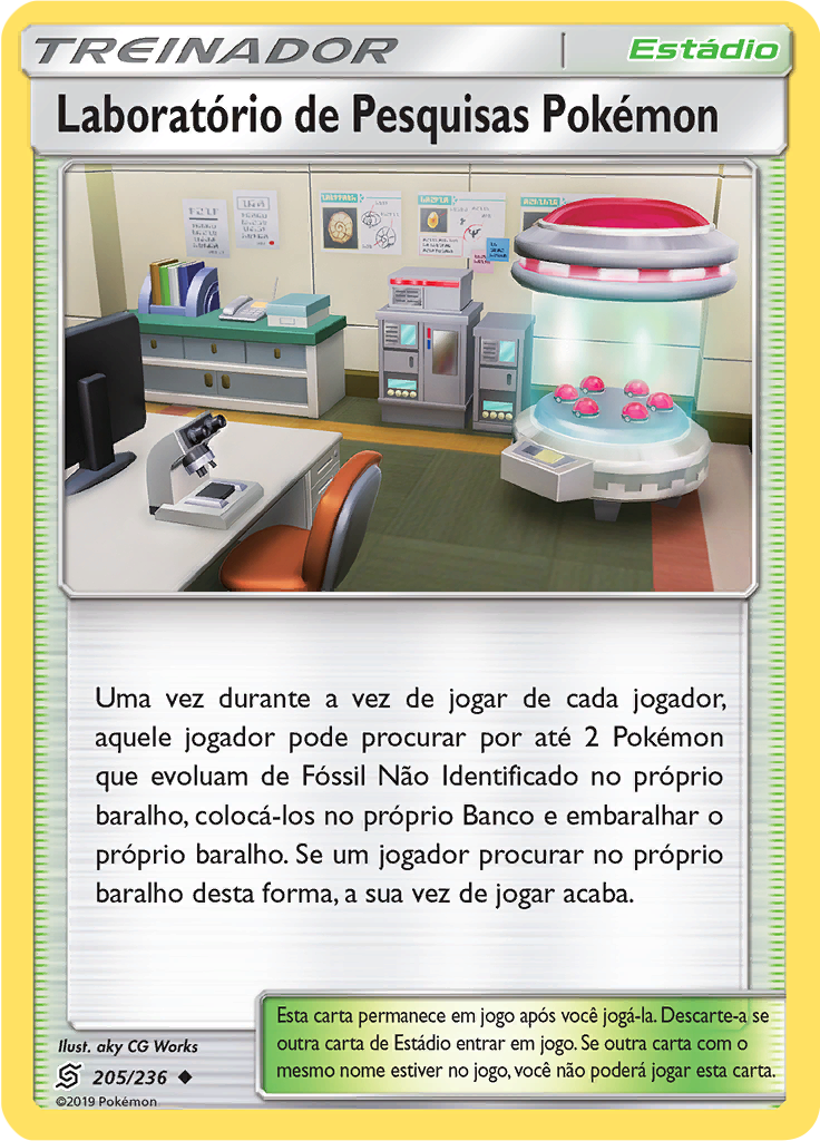 Laboratório de Pesquisas Pokémon (Reverse Holo)
