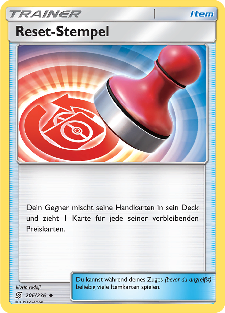 Reset-Stempel (Reverse Holo)