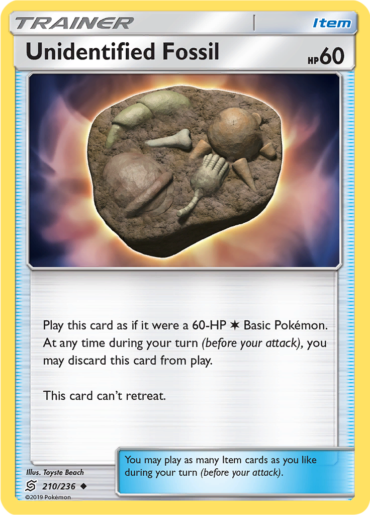 Unidentified Fossil (Reverse Holo)