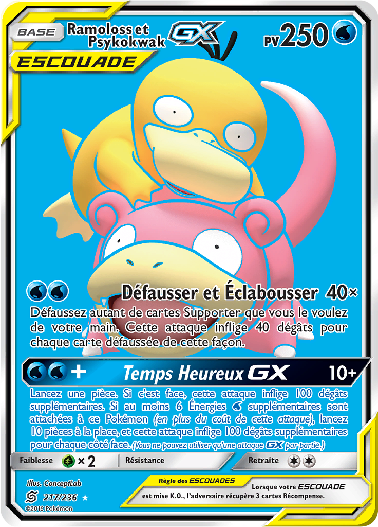 Ramoloss et Psykokwak GX