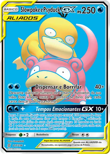 Slowpoke e Psyduck GX