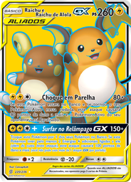Raichu e Raichu de Alola GX