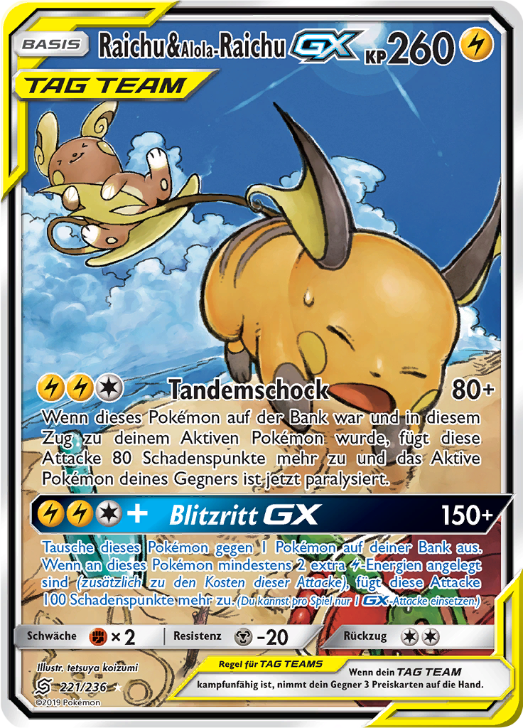 Raichu & Alola-Raichu GX