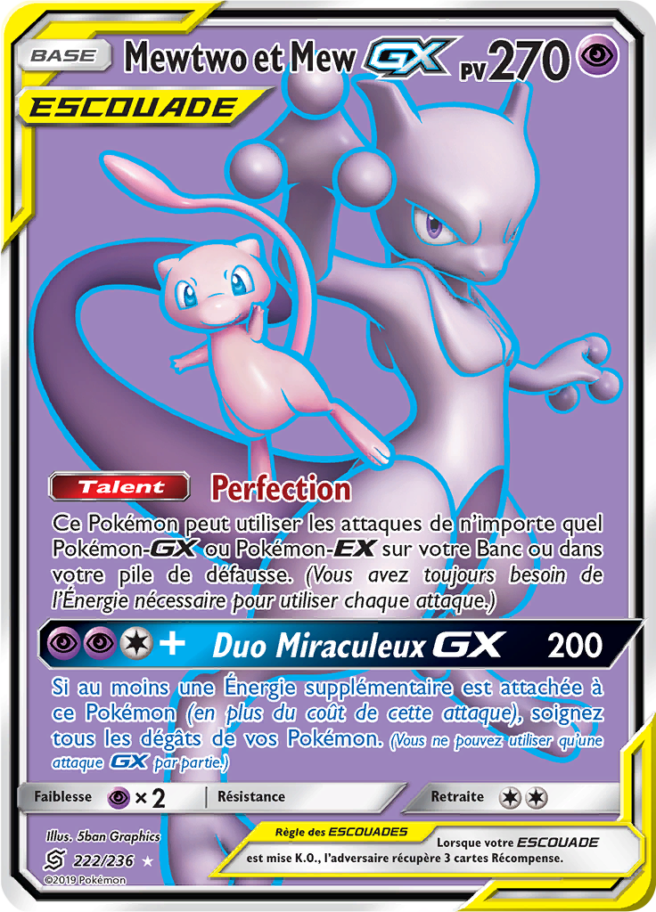 Mewtwo et Mew GX