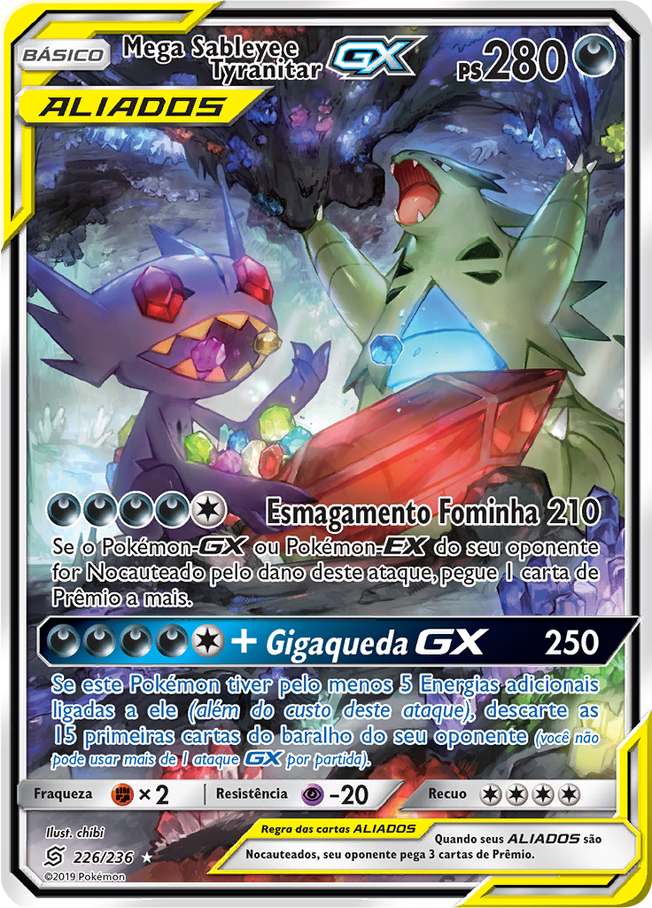 Mega Sableye e Tyranitar GX