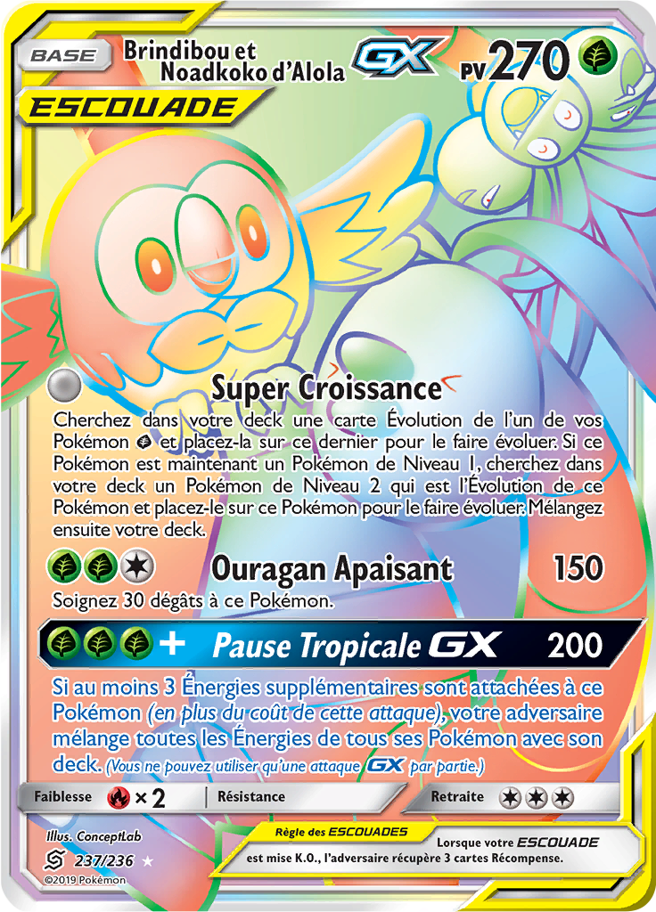 Brindibou et Noadkoko d’Alola GX