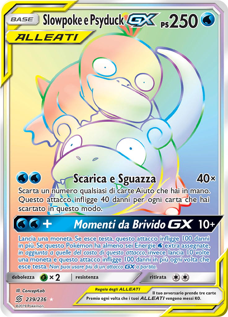 Slowpoke e Psyduck GX