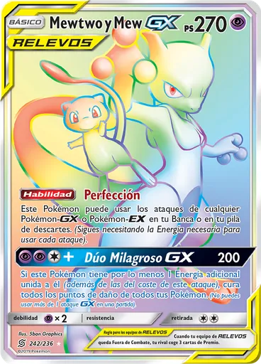 Mewtwo y Mew GX