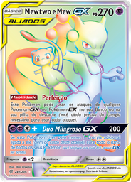 Mewtwo e Mew GX