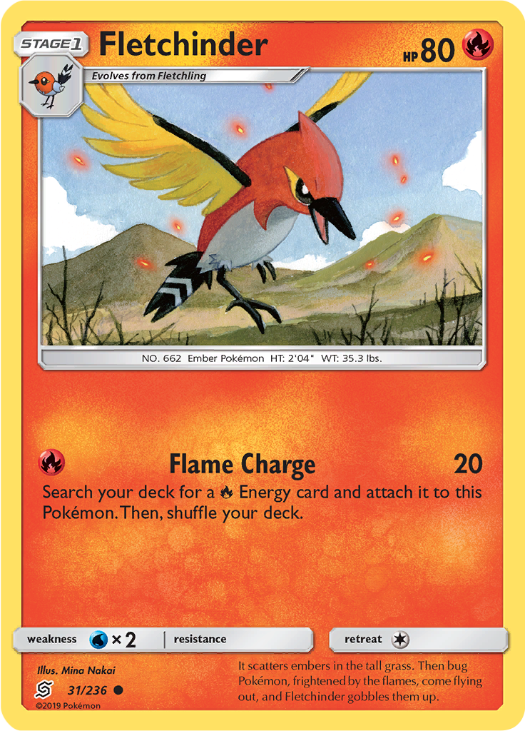 Fletchinder (Reverse Holo)