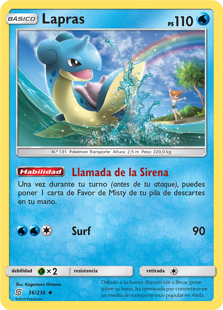 Lapras (Reverse Holo)