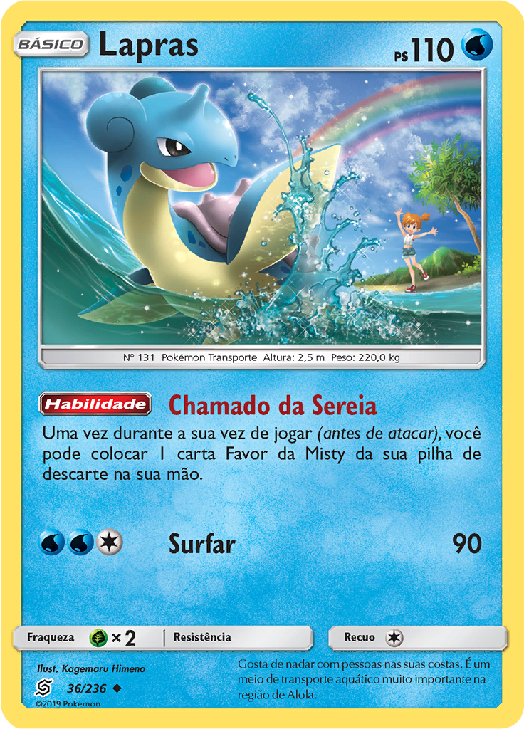 Lapras (Reverse Holo)