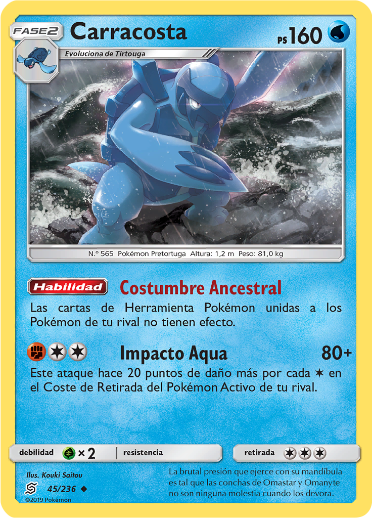 Carracosta (Reverse Holo)