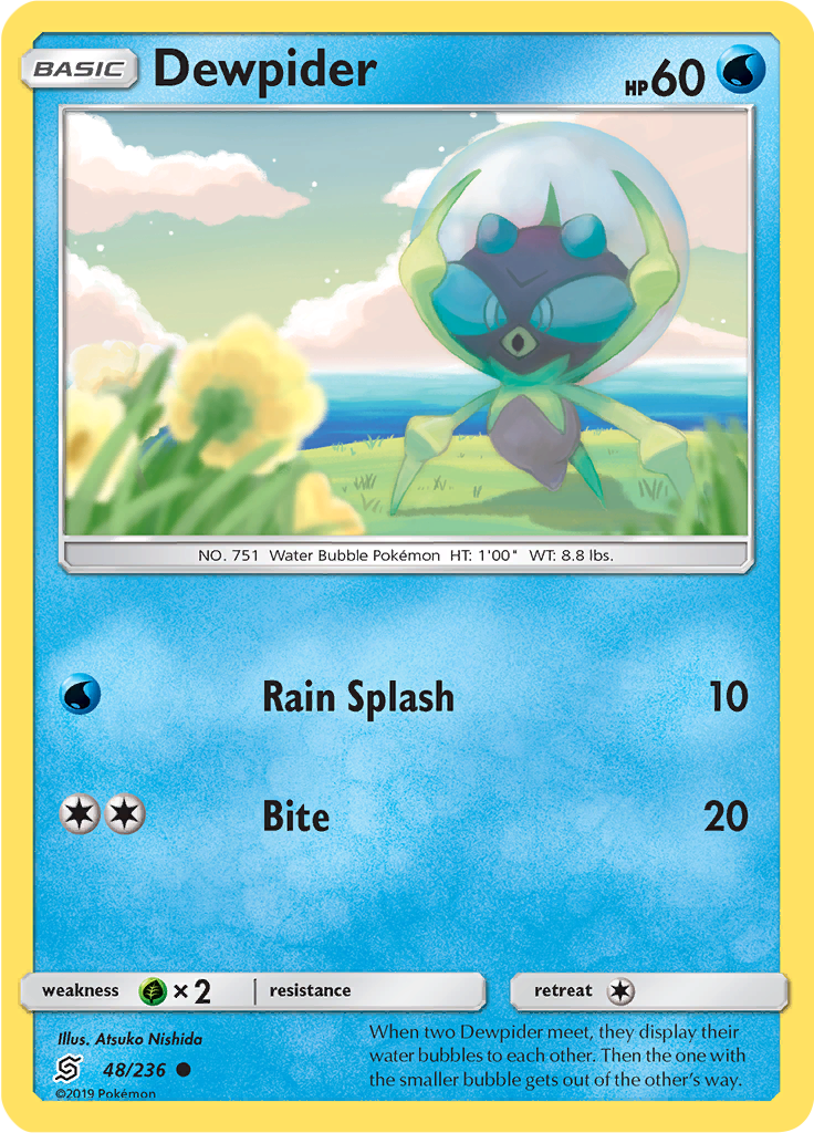 Dewpider (Reverse Holo)