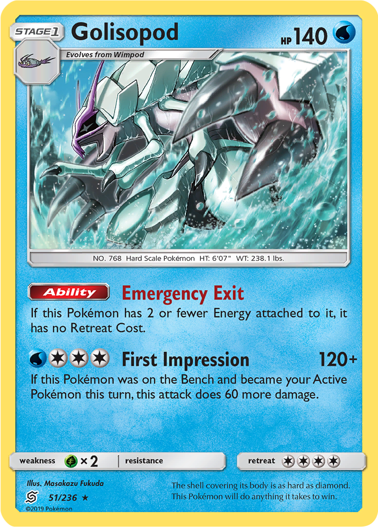 Golisopod (Reverse Holo)