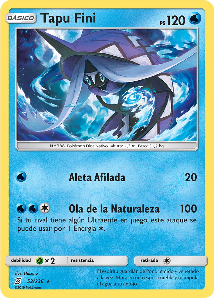 Tapu Fini (Reverse Holo)