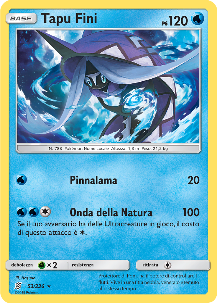 Tapu Fini (Reverse Holo)