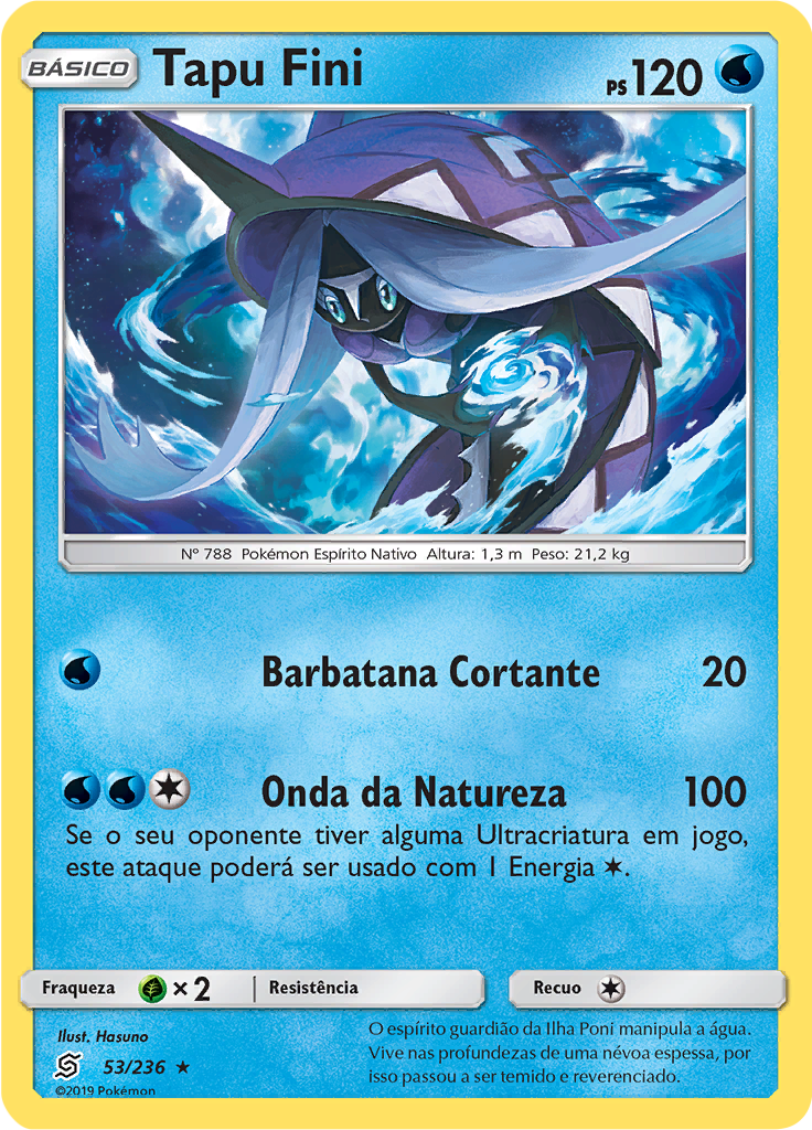 Tapu Fini (Reverse Holo)
