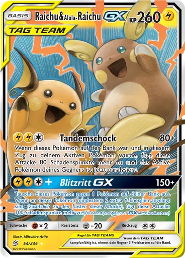 Raichu & Alola-Raichu GX