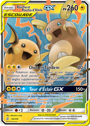Raichu et Raichu d’Alola GX