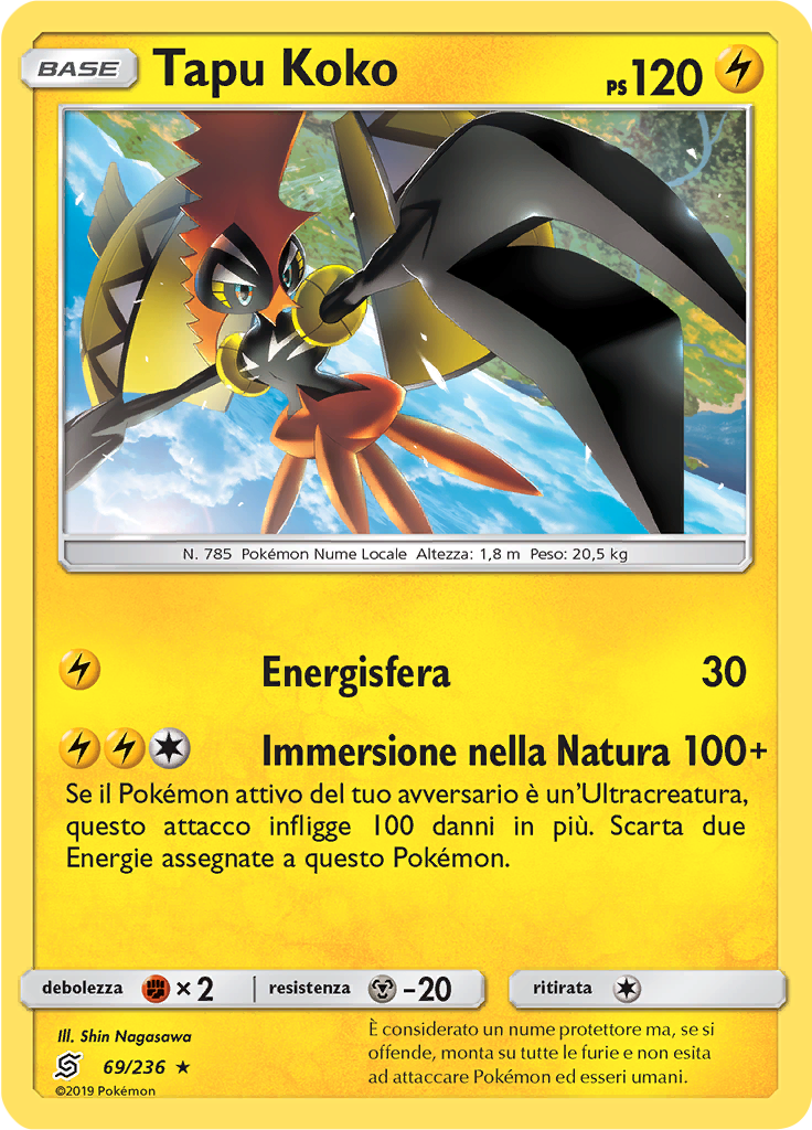 Tapu Koko (Reverse Holo)